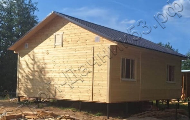 3 Каркасно-щитовой дом Д-3, 9x8.5м, 67.5 М², Ленинградская область, Лодейнопольский район, деревня Новая слобода (5)